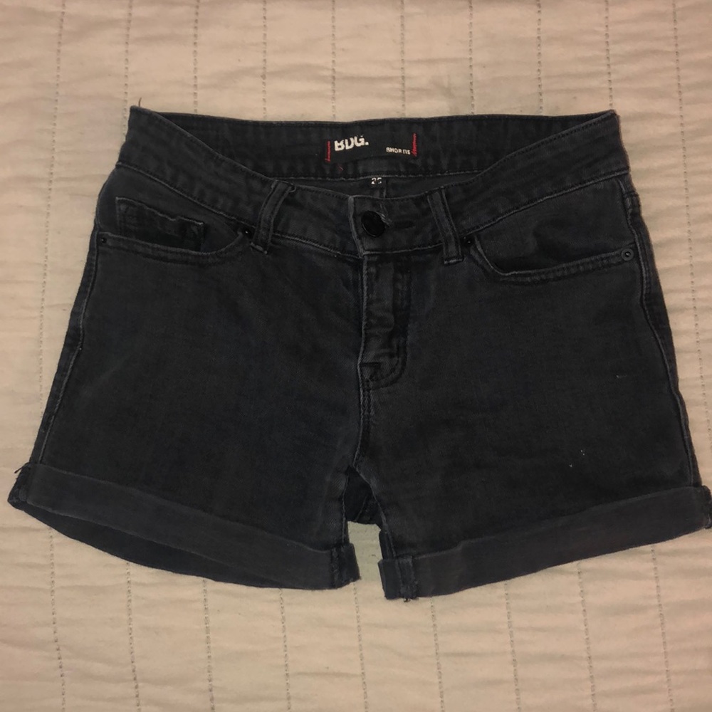 Black High Waisted Urban Outfitters Shorties